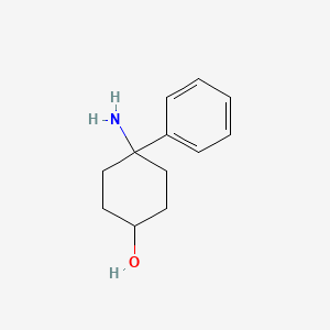 4-Amino-4-phenylcyclohexan-1-ol