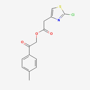 2-(4-Methylphenyl)-2-oxoethyl2-(2-chloro-1,3-thiazol-4-yl)acetate