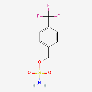 molecular formula C8H8F3NO3S B13595886 4-(Trifluoromethyl)benzyl sulfamate 