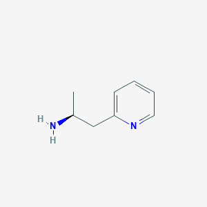 molecular formula C8H12N2 B13595887 (S)-1-(Pyridin-2-yl)propan-2-amine 