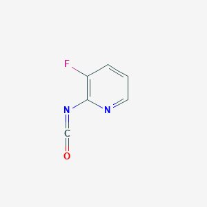 molecular formula C6H3FN2O B13595919 3-Fluoro-2-isocyanatopyridine 