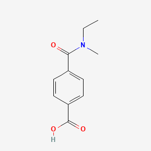 molecular formula C11H13NO3 B13595922 4-[Ethyl(methyl)carbamoyl]benzoic acid 