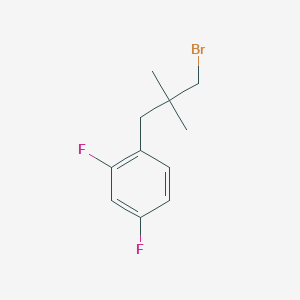 1-(3-Bromo-2,2-dimethylpropyl)-2,4-difluorobenzene