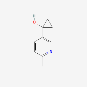 1-(6-Methylpyridin-3-yl)cyclopropan-1-ol