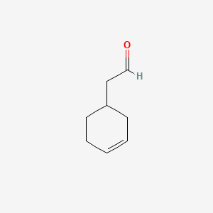 molecular formula C8H12O B13596043 3-Cyclohexene-1-acetaldehyde CAS No. 24480-99-7