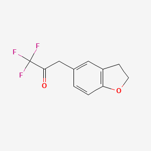 3-(2,3-Dihydro-1-benzofuran-5-yl)-1,1,1-trifluoropropan-2-one