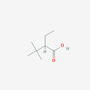 molecular formula C8H16O2 B13596097 2-Ethyl-3,3-dimethylbutanoic acid CAS No. 6967-84-6