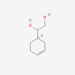 molecular formula C8H14O2 B13596108 1,2-Ethanediol, 1-(3-cyclohexen-1-yl)- CAS No. 64011-53-6