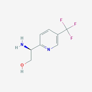 (2S)-2-amino-2-[5-(trifluoromethyl)pyridin-2-yl]ethan-1-ol