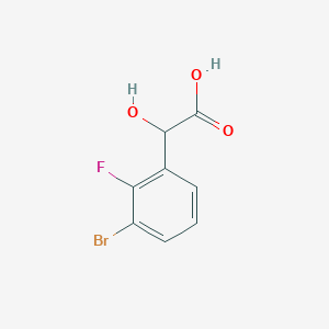 2-(3-Bromo-2-fluorophenyl)-2-hydroxyacetic acid