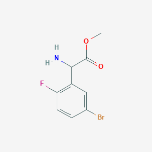 Methyl 2-amino-2-(5-bromo-2-fluorophenyl)acetate