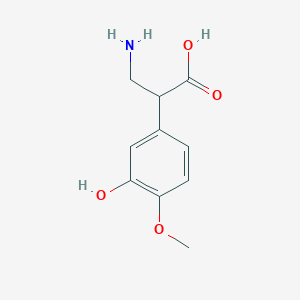 3-Amino-2-(3-hydroxy-4-methoxyphenyl)propanoic acid