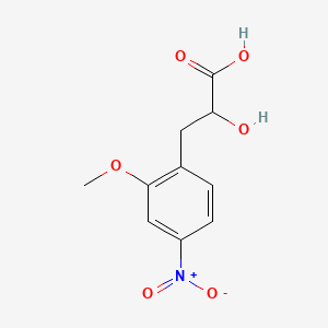 2-Hydroxy-3-(2-methoxy-4-nitrophenyl)propanoic acid