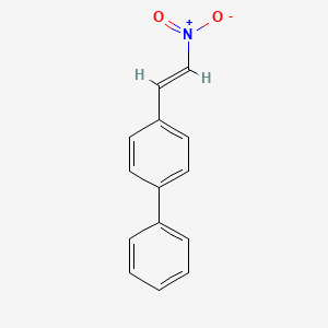 molecular formula C14H11NO2 B13596290 (E)-4-(2-Nitrovinyl)-1,1'-biphenyl 