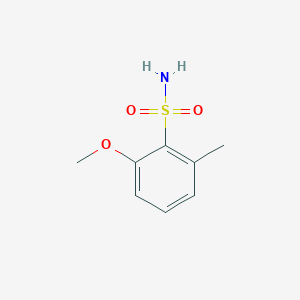 molecular formula C8H11NO3S B13596349 2-Methoxy-6-methylbenzenesulfonamide 