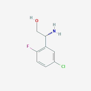 (r)-2-Amino-2-(5-chloro-2-fluorophenyl)ethan-1-ol