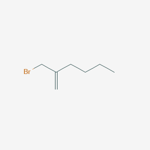 molecular formula C7H13Br B13596366 1-Hexene, 2-(bromomethyl)- CAS No. 123004-86-4