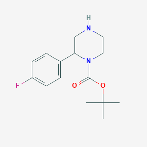 Tert-butyl 2-(4-fluorophenyl)piperazine-1-carboxylate