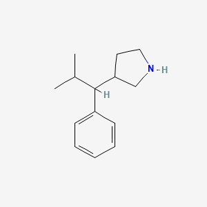 3-(2-Methyl-1-phenylpropyl)pyrrolidine