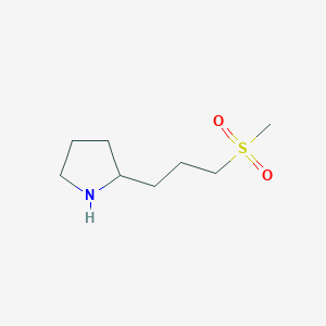 2-(3-(Methylsulfonyl)propyl)pyrrolidine