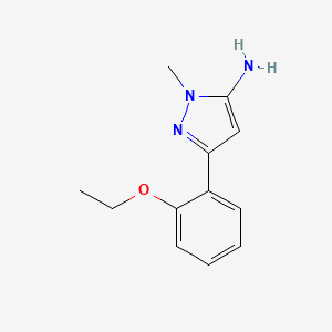 3-(2-Ethoxyphenyl)-1-methyl-1H-pyrazol-5-amine