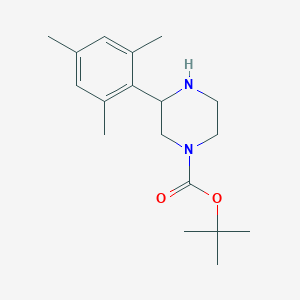 3-(2,4,6-Trimethyl-phenyl)-piperazine-1-carboxylic acid tert-butyl ester