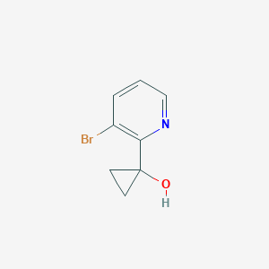 1-(3-Bromopyridin-2-yl)cyclopropan-1-ol