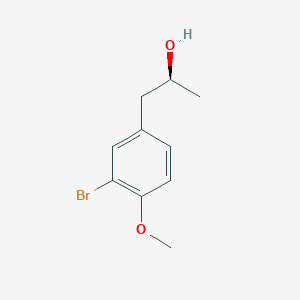 molecular formula C10H13BrO2 B13596569 (S)-1-(3-Bromo-4-methoxyphenyl)propan-2-ol 