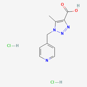 5-methyl-1-[(pyridin-4-yl)methyl]-1H-1,2,3-triazole-4-carboxylicaciddihydrochloride