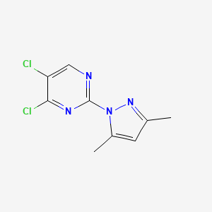 4,5-dichloro-2-(3,5-dimethyl-1H-pyrazol-1-yl)pyrimidine