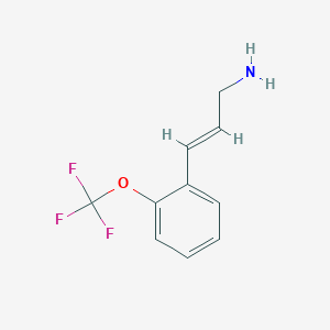 3-(2-(Trifluoromethoxy)phenyl)prop-2-en-1-amine