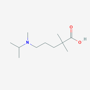 5-(Isopropyl(methyl)amino)-2,2-dimethylpentanoic acid