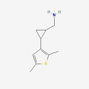 (2-(2,5-Dimethylthiophen-3-yl)cyclopropyl)methanamine