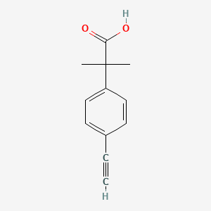 2-(4-Ethynylphenyl)-2-methylpropanoic acid