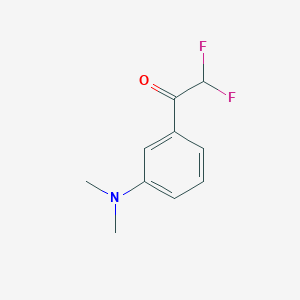 1-(3-Dimethylamino-phenyl)-2,2-difluoro-ethanone