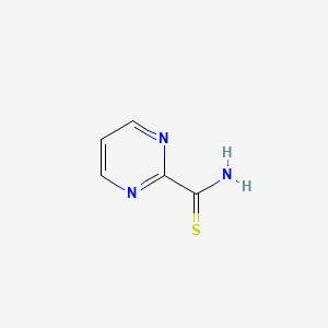 molecular formula C5H5N3S B1359673 嘧啶-2-羰基硫脲 CAS No. 4537-73-9