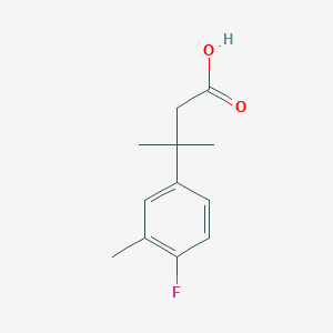 3-(4-Fluoro-3-methylphenyl)-3-methylbutanoic acid