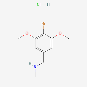 [(4-Bromo-3,5-dimethoxyphenyl)methyl](methyl)aminehydrochloride