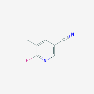 molecular formula C7H5FN2 B1359679 5-氰基-2-氟-3-吡啶甲酸 CAS No. 261625-67-6