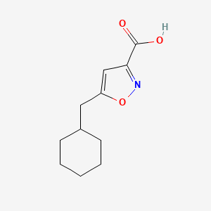 5-(Cyclohexylmethyl)-3-isoxazolecarboxylic acid