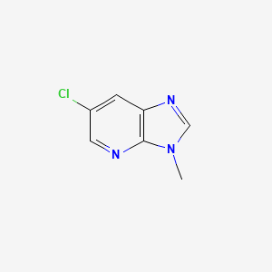 molecular formula C7H6ClN3 B1359683 6-氯-3-甲基-3H-咪唑并[4,5-b]吡啶 CAS No. 108847-89-8