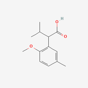 2-(2-Methoxy-5-methylphenyl)-3-methylbutanoic acid