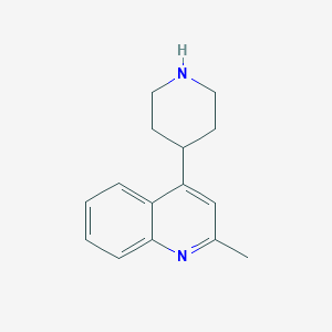 2-Methyl-4-(piperidin-4-YL)quinoline