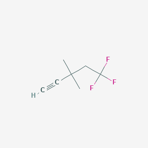 5,5,5-Trifluoro-3,3-dimethylpent-1-yne