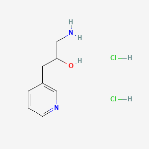 1-Amino-3-(pyridin-3-yl)propan-2-oldihydrochloride