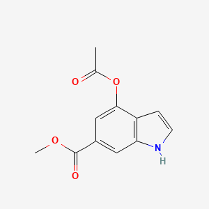 B1359690 Methyl 4-acetoxy-1H-indole-6-carboxylate CAS No. 41123-14-2