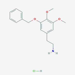 Benzeneethanamine,3,4-dimethoxy-5-(phenylmethoxy)-,hydrochloride