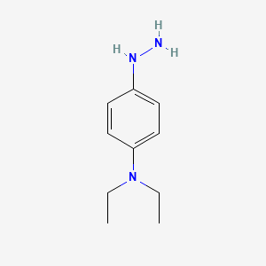 molecular formula C10H17N3 B13596950 N,N-Diethyl-4-hydrazineylaniline 