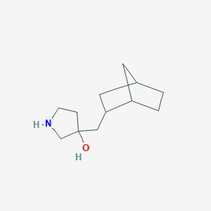 3-(Bicyclo[2.2.1]heptan-2-ylmethyl)pyrrolidin-3-ol