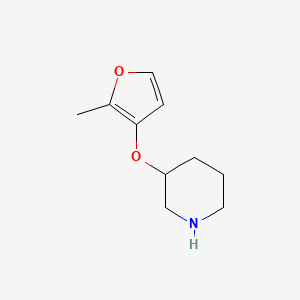 3-[(2-Methylfuran-3-yl)oxy]piperidine